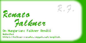 renato falkner business card